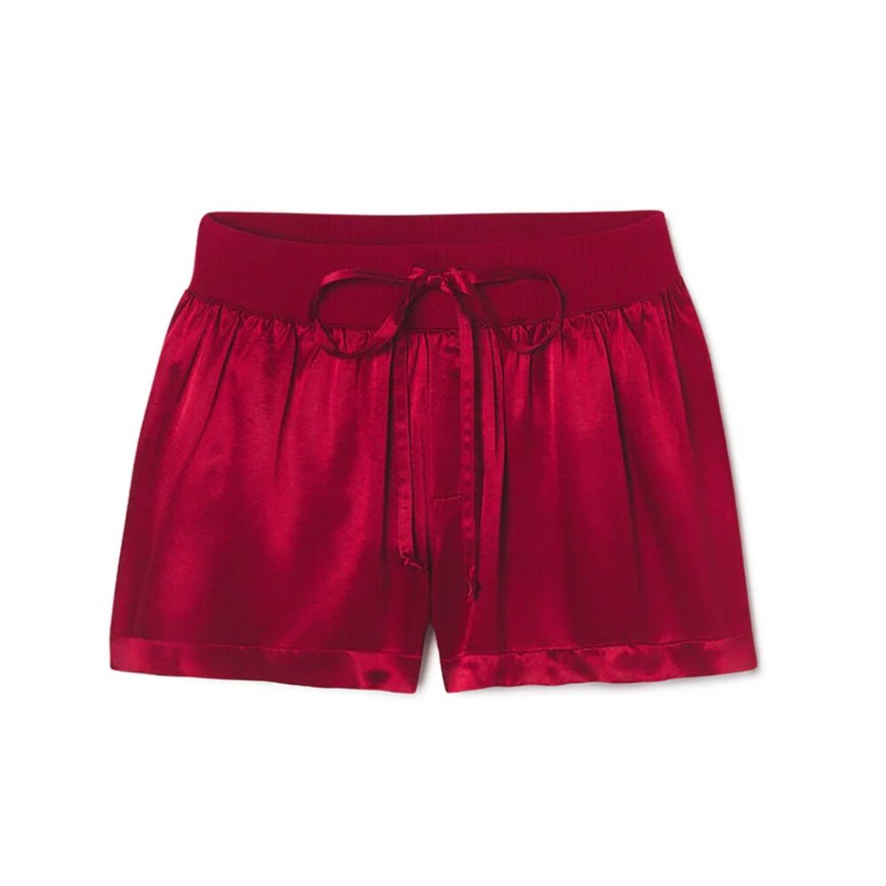 PJ Harlow Red Mikel Pajama Shorts